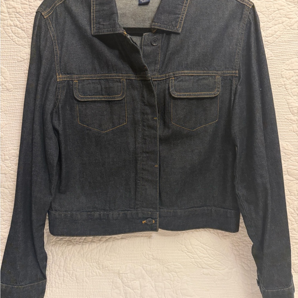 Ann Taylor Dark Denim Jean Jacket